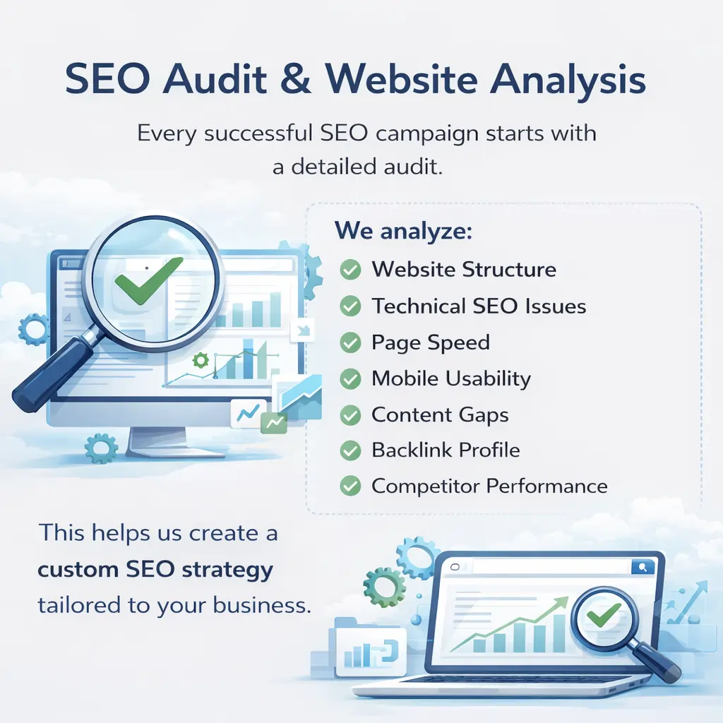 website audit by seo with SDM