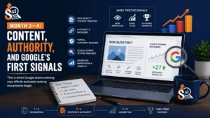 Month 3–4 Content, Authority, and Google's First Signals